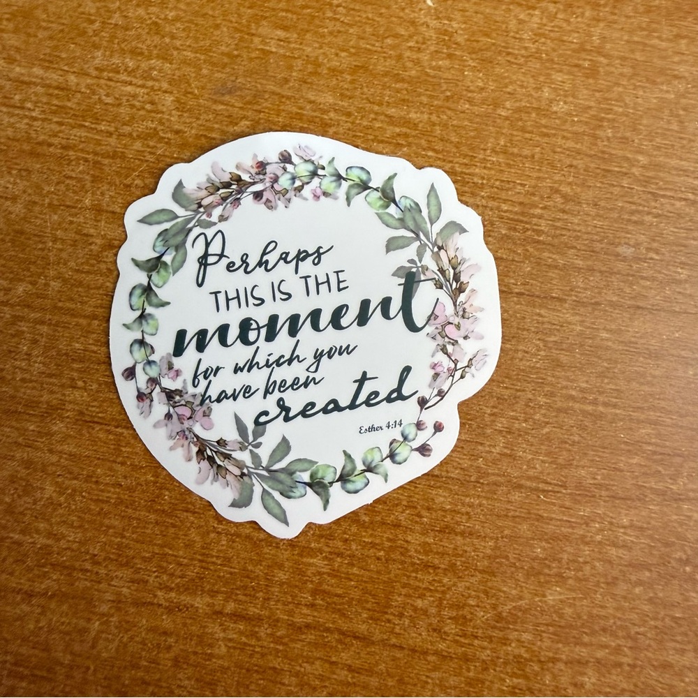 Floral Inspirational Sticker